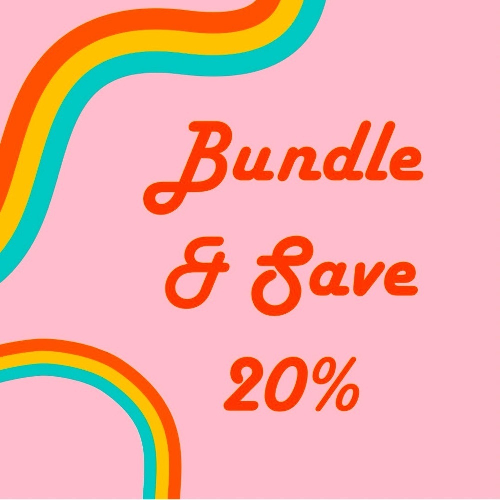 Save 20% when you bundle 2 or more items!